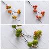 Realistic Artificial Pumpkin Branches Foam Elegant Simulation Pumpkin Handmade Flower Arrangement Fake Plants Table Centerpiece