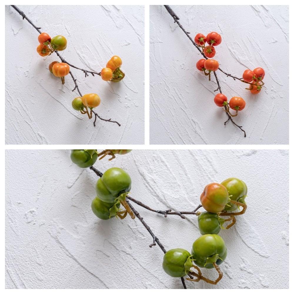 Realistic Artificial Pumpkin Branches Foam Elegant Simulation Pumpkin Handmade Flower Arrangement Fake Plants Table Centerpiece