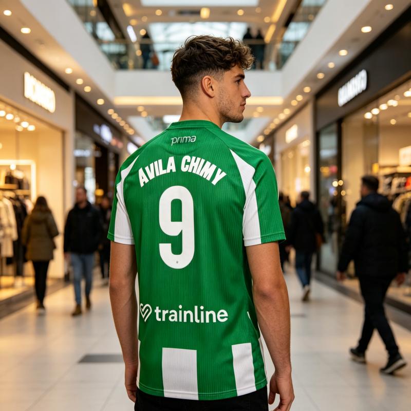 2026 Real Betis Leisure Outdoor Sports Fast Drying Breathable Adult and Children's Same Style Football T-shirt - Parent Child