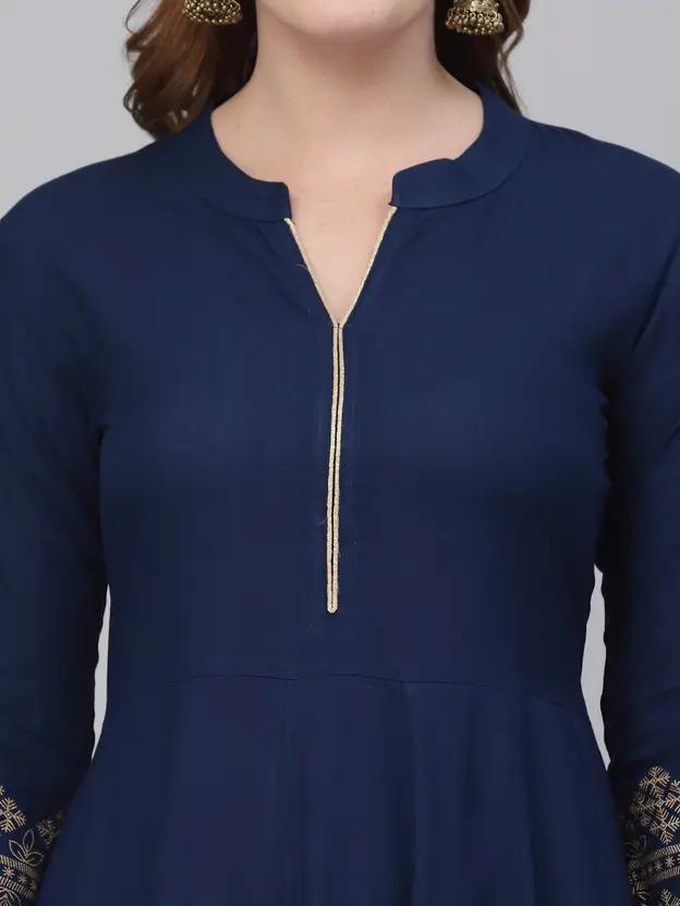 Indian Designer party Wear Kurti Set Top Tunic | Women Viscose Rayon Kurta Pant Set