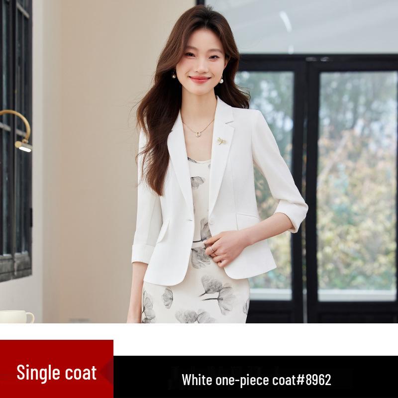 Women's Spring 2025 High-End Korean Style Blazer & Pants Set - Casual & Professional