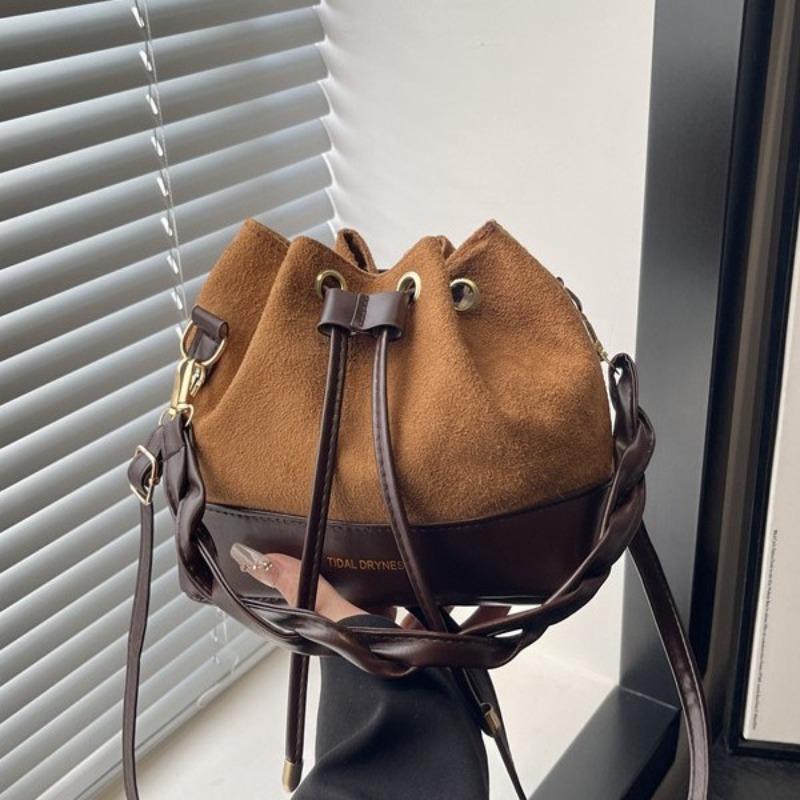 Damenhandtasche neu vielseitig verdreht tragbare Beuteltasche Pendler Mode Retro Umhängetasche