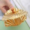 Elegant Gold Metal Seashells Hair Claw for Women Stylish Clip Crab Clamp Hairwear Hair Shaping Claw Clip for Daily Use