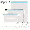 45pcs Reusable Leakproof Freezer Bags with Zipper Lock - Freshness-Sealing Food Storage Pouches for Kitchen Organization