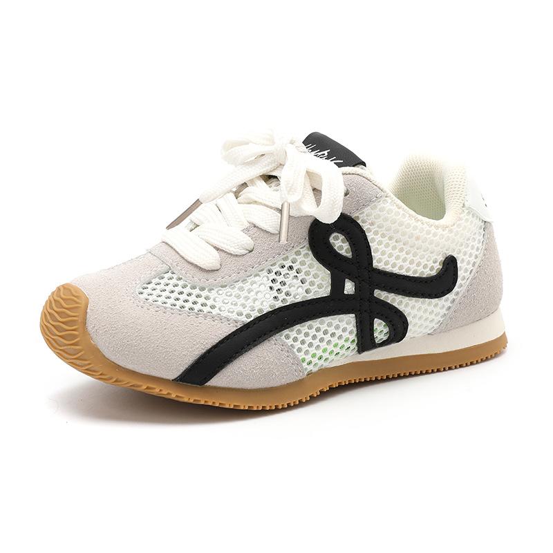 2025 summer single net breathable Forrest Gump shoes fashion versatile baby girl casual shoes boys soft-soled sports shoes