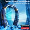 Neck Neck Fan Silent Multi-Speed Free Portable Hands For Long-Lasting Summer Outdoor Cool Commuting Suitable For Portable Fans