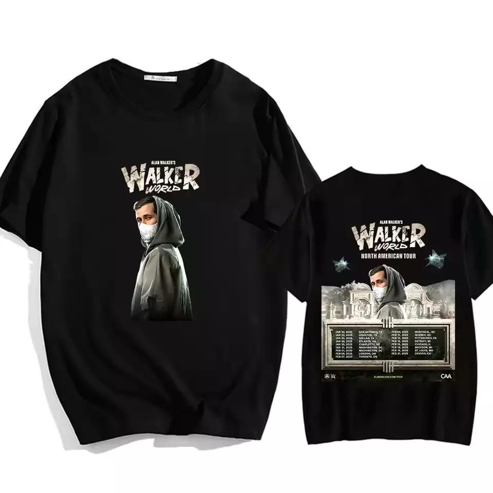 Alan Walker World Tour 2025 TShirt For Fans S5XL Double Sided Unisex T-Shirt XXXL
