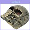 Silberne und kupferfarbene DC-10 Terminator-Maske für Halloween-Kostümparty und Rollenspiel