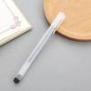 20PCS Clear Frosted Gel Pen Student Writing Carbon Black Exam Office Signature School Stationery Supplies