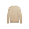 Polo Ralph Lauren FW22 Solid Color Logo Embroidered Crew Neck Sweater Men Sweater Beige MNPOSWE16821243-101