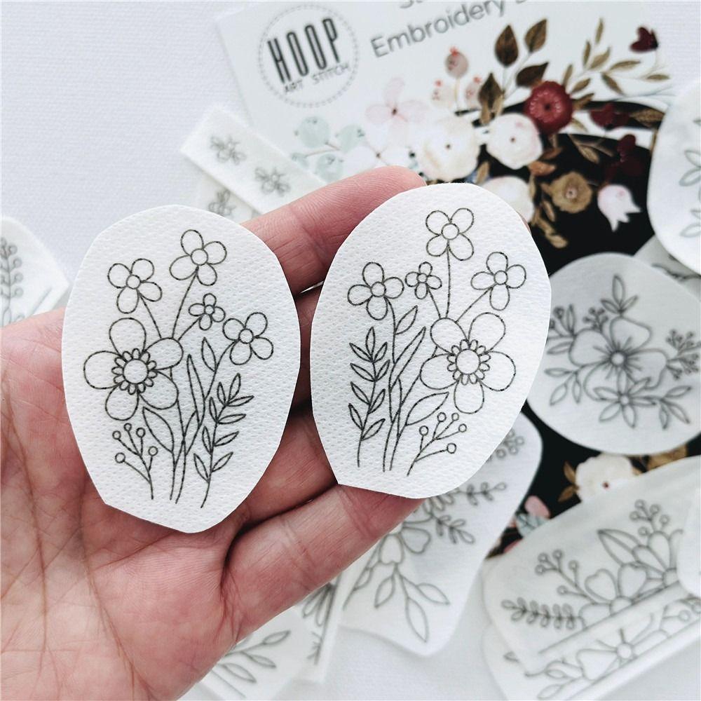 

Handmade Stitching Embroidery Paper Water Soluble Embroidery Patterns Beginners D