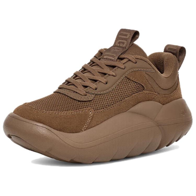 UGG Fabric Versatile Commuter Trendy Comfortable Low-Top Casual Shoes Women sneaker Brown 1166011-HCK