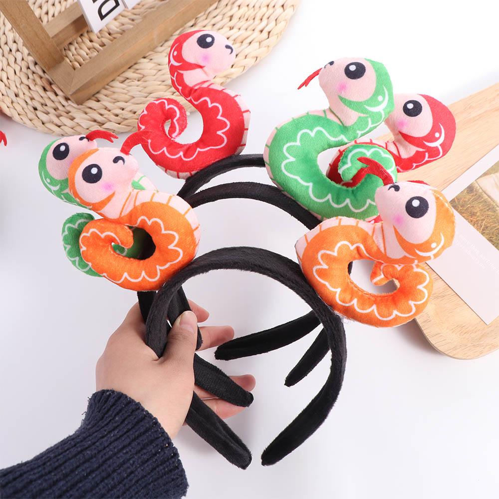 Chinese Zodiac Chinese New Year Hairband Soft Snake Headband Cute   Lunar Year