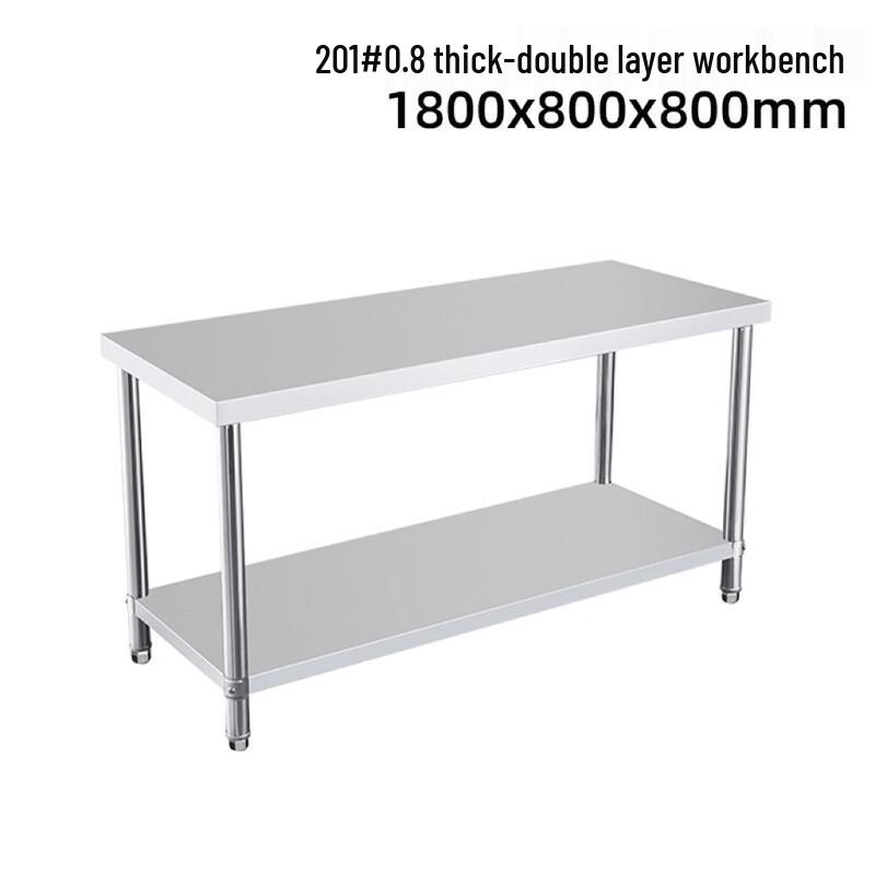 Stainless Steel Kitchen Workbench with Wheels