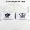 Couple 1 Pair Lovers Home Decor Pillow Case Sofa Waist Throw Cushion Cover