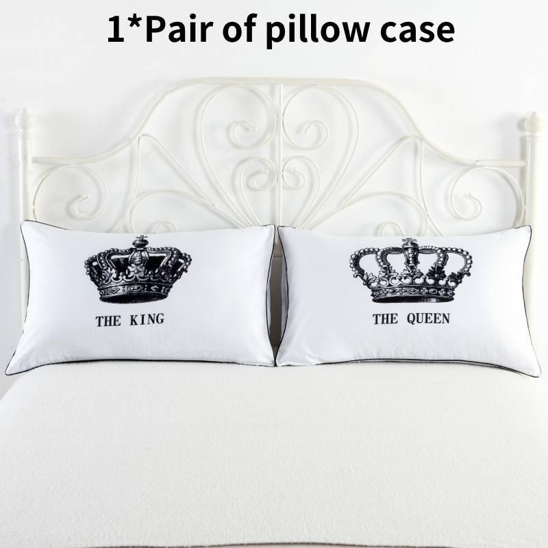 Couple 1 Pair Lovers Home Decor Pillow Case Sofa Waist Throw Cushion Cover