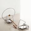 1PC High-grade Stainless Steel Spoon Holder, Lid Holder, Made of Stainless Steel, More Practical and Durable, Including Lid Holder