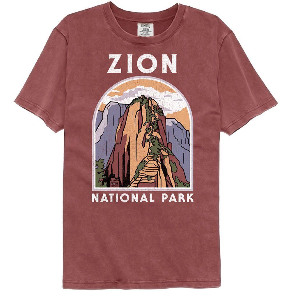 National Parks Zion Angels Landing Comfort Colors Brands Shirt XXL