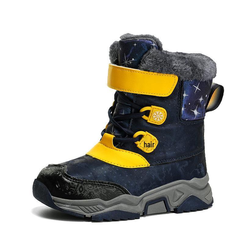 Northeast Kids  Fleece-Lined Winter Snow Boots: Thick, Warm Cotton for Boys & Girls 38