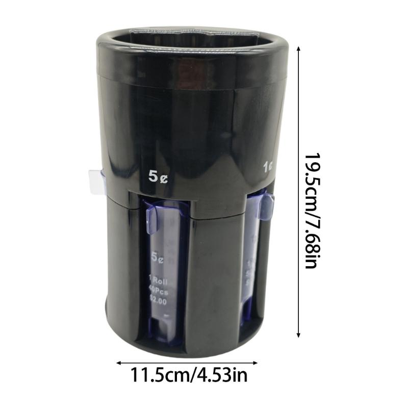 5 in 1 Money Counter for Spare Change Features Integrated Coin Storage System Automatic Coin Sorting Machine Device