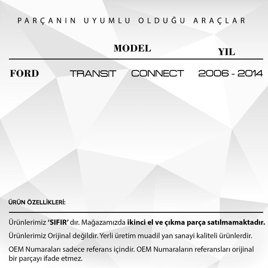 Type 3-Button Remote Key Housing Case Cover For Ford Transit Connect