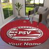 Philips Sport Vereniging Custom Name Round Area Rug,Carpet Rug for Living Room Bedroom Sofa Playroom Decor,Non-slip Floor Mat