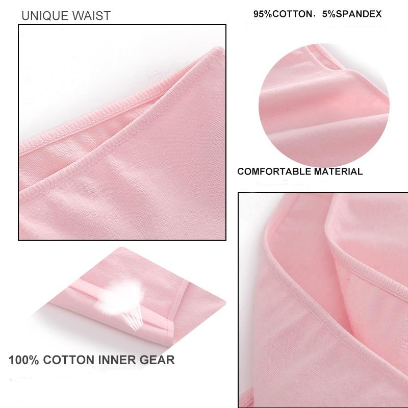 Women's Cotton Briefs In Solid Colors, Sizes M-XXL, High Comfort Fit