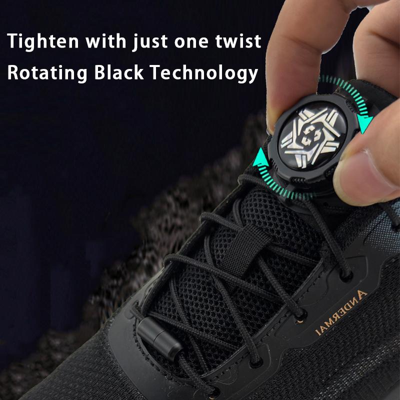Thick Rope Automatic Shoelaces Swivel Buckle Laces Without Ties Black White Easy Installation Sneakers Shoelace Shoe Accessories
