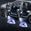 2pcs LED Car Door Welcome Logo Light Ghost Shadow Projector Lamp for Tesla Model S 2014-2019 Model 3 2018-2020 Model X 2016-2019