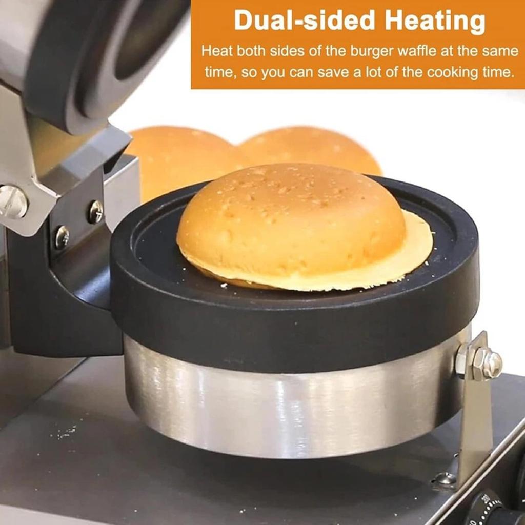 220V Hamburger Machine Burgerpers Sandwichmaker 2400W Krachtige Panini Pers Wafelijzer