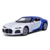 1/24 Scale Bugatti Atlantic Supercar Diecast Car Model Toy, Pull Back Toy Vehicle with Sound and Light for Kids Toddler Boys Girls Gift Collection