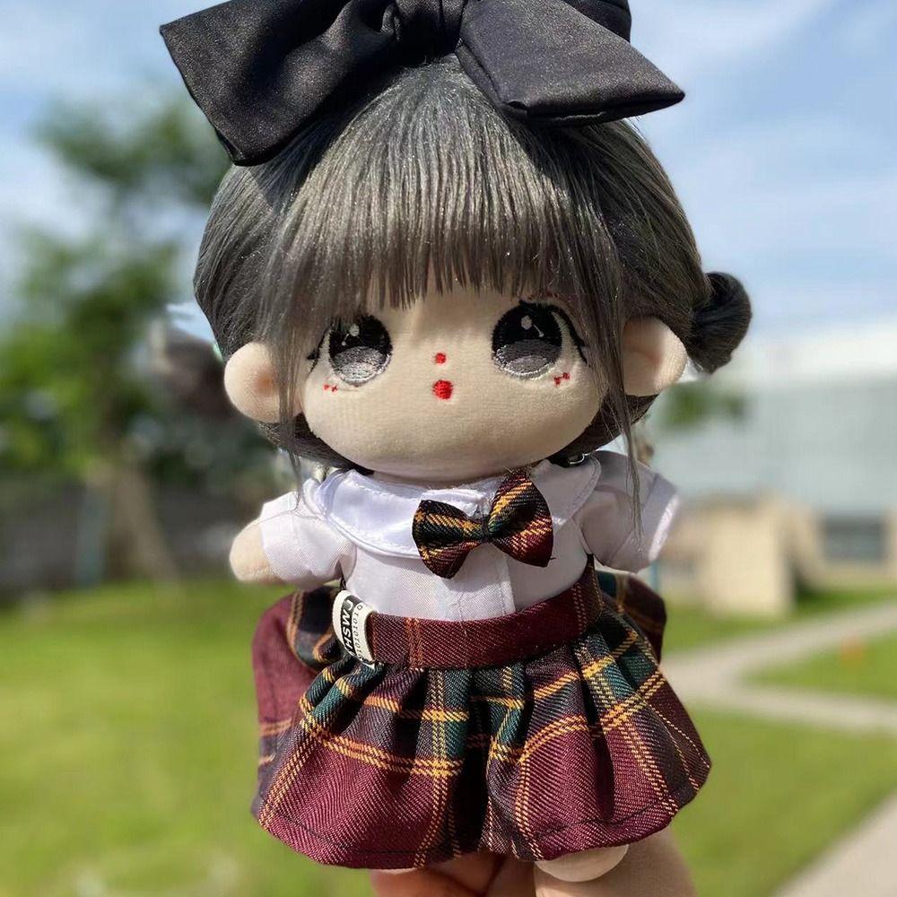 20CM Doll Dress Set Doll Accessories Miniature Dress Suit Doll Clothes  Cotton Stuffed Doll