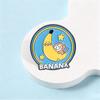 Cute Banana Moon Star Enamel Pin Lazy Monkey Lying On Banana Cartoon Animal Brooches Lapel Badges Jewelry Gift For Kids Friends