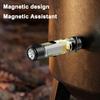 Mini LED Flashlight Rechargeable Powerful Pocket Torch Magnetic Keychain Light For Outdoor Camping Fishing EDC Lamp