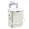 Car Trash Can, Rear Storage Bucket with Lid for Car Interior Use, Private Car Cleaning Bucket, Rear Seat Mobile Phone Stand