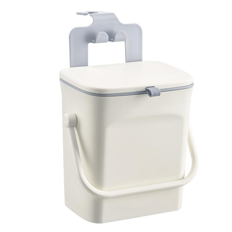 Car Trash Can, Rear Storage Bucket with Lid for Car Interior Use, Private Car Cleaning Bucket, Rear Seat Mobile Phone Stand