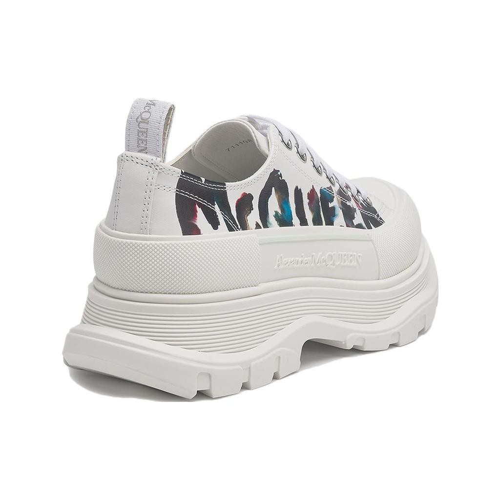 Alexander McQueen Tread Slick Lace-up Shoes 'White Multi' Men's 711108WIATC9583