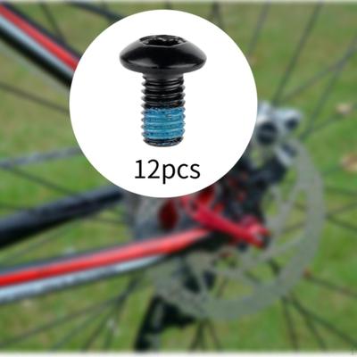 12 kusů Šrouby T25 pro upevnění kotoučových brzd pro jízdní kola
