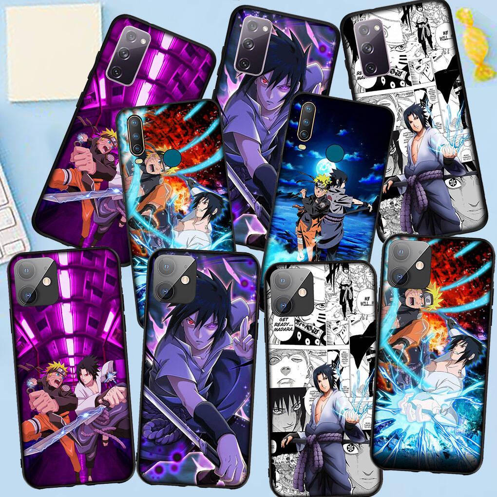 Phone Case for iPhone 17 15 16 Plus Redmi Note 14 12 11 13 Pro Max Huawei P30 P20 Lite OPPO A60 A40 A80 A38 A54 A17 Sasuke Uchiha Cute Narutos Cover