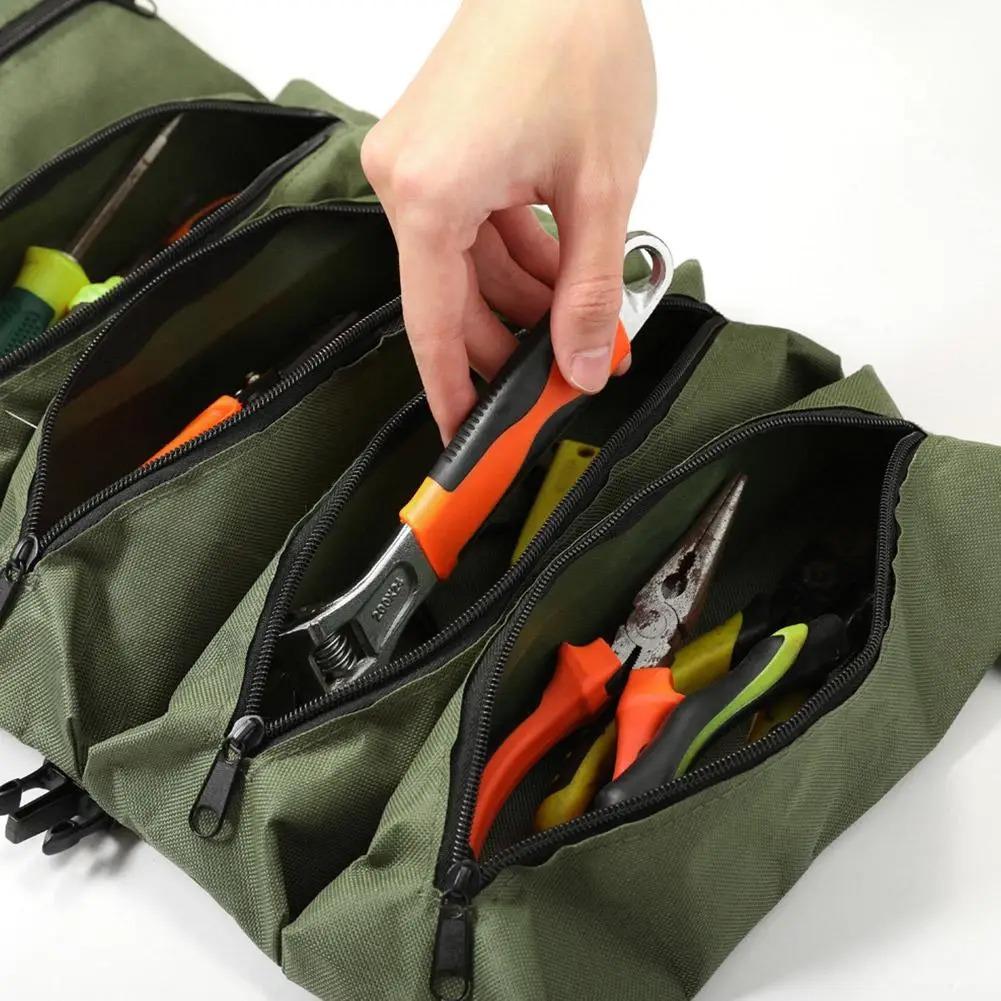 Tool Bag Large Capacity Oxford Cloth Storage Bag Multi-functional Craftsmen & Electrician's Ki Multi-functional Storage Bag.