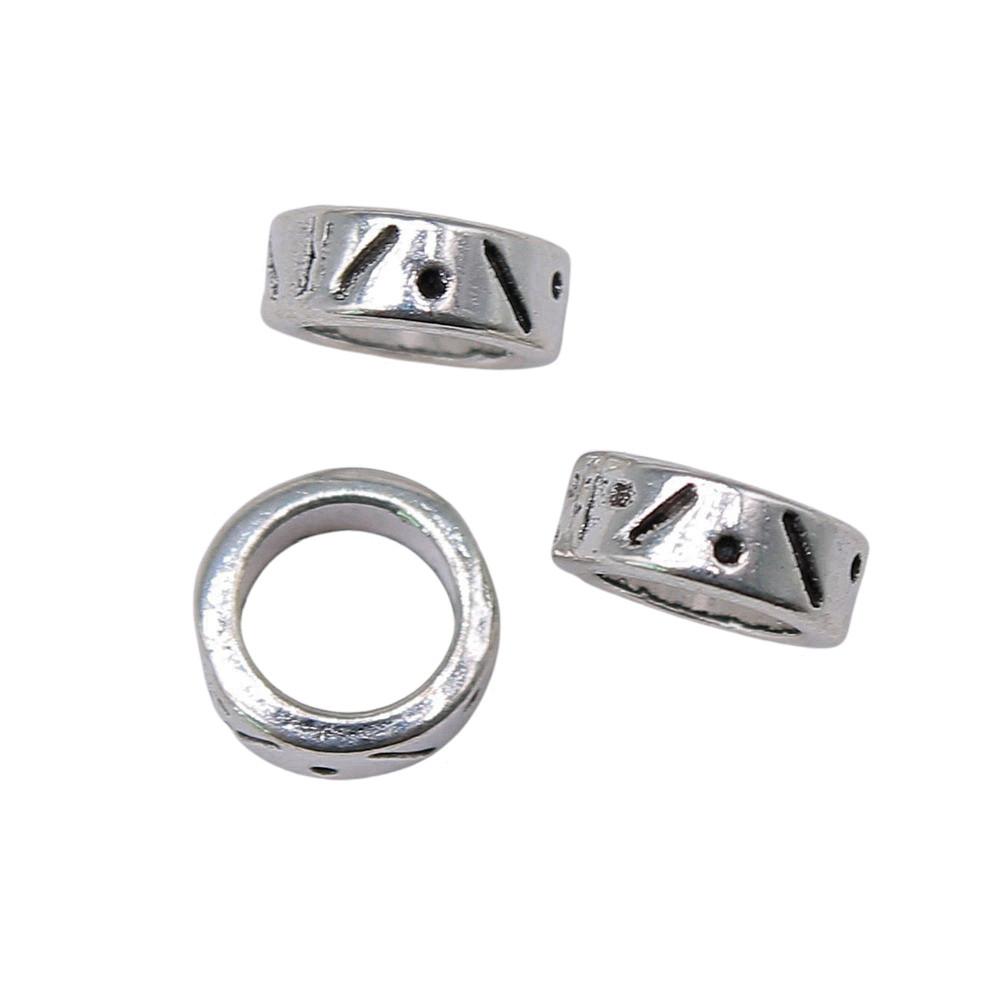 Large Hole Dot Spacer Beads Multi Color Charms For Bohemian Jewelry Findings