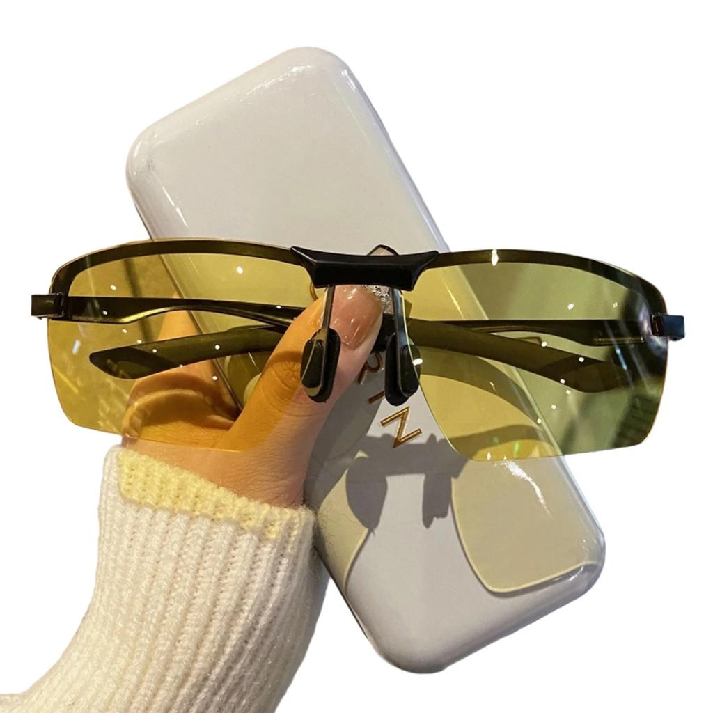 1pc Women's Sunglasses Men's Sunglasses Night Vision Goggles Driving Night Driver Mirror Night Lens Daily Sun Driving Sunglasses