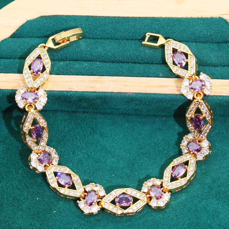 

Центральная и Восточная Европа и Соединенные Штаты Америки Горячая новинка модных ювелирных изделий AAA Цирконовый браслет