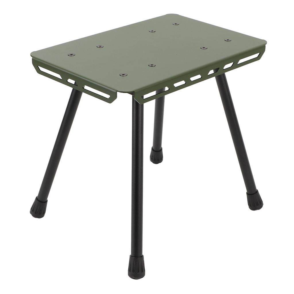 Portable Folding Stool Lightweight Aluminum Oxford Fabric Seat Cushion 330.7lbs Load Bearing Fishing Camping Chair for Hiking