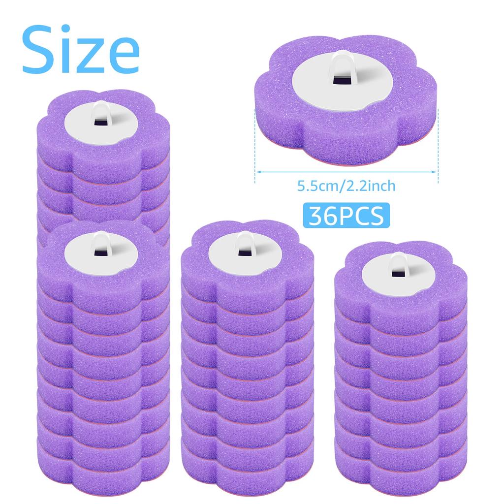18/36Pcs Toilet Brush With Disposable Replacement Head Kits Upgrade Long Handle Bathroom Cleaning Brush For Home Wc Accessories