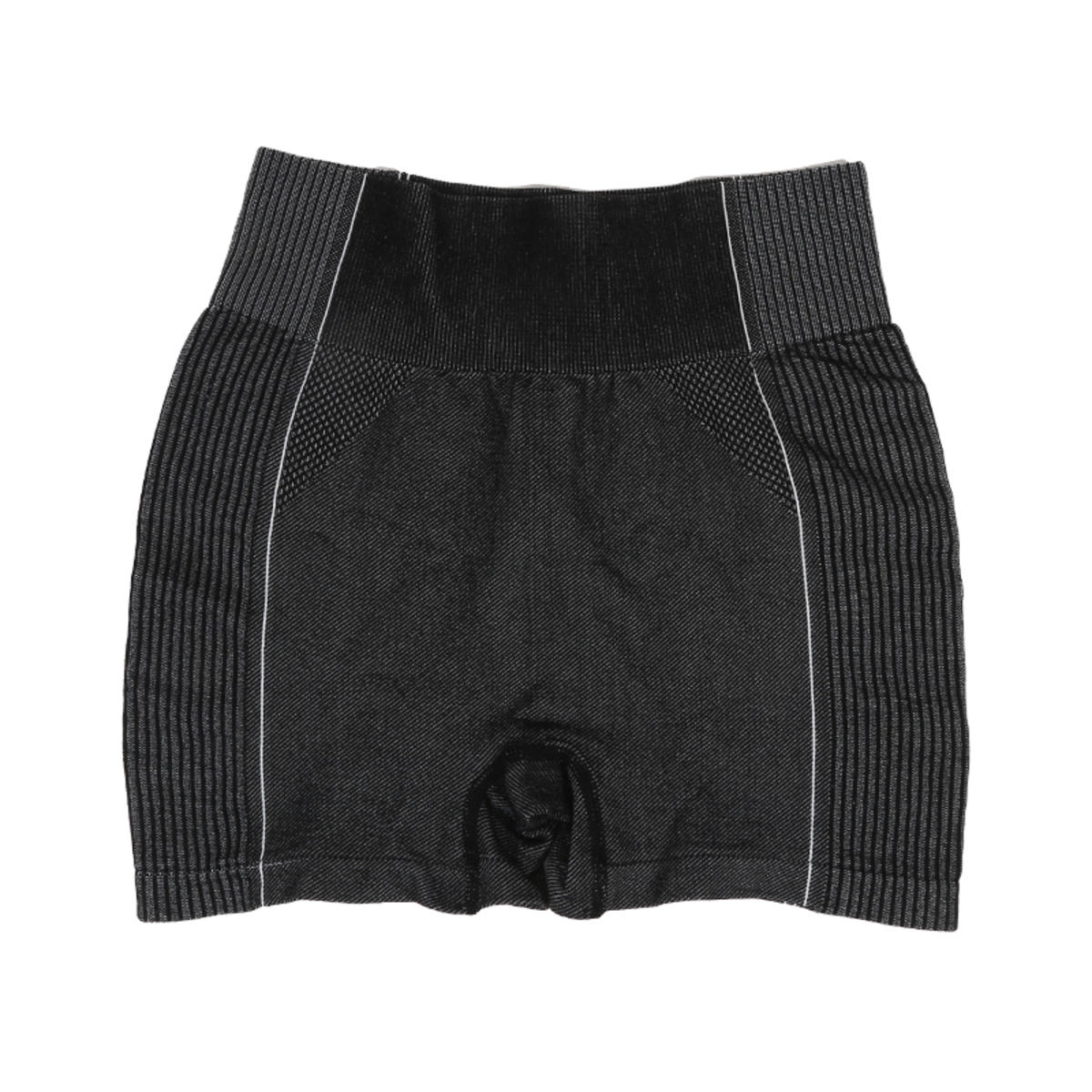 

Женские фитнес-йога брюки с высокой талией, бесшовные фитнес-костюмы, тонкие спортивные шорты против просвечивания для дам, для активного отдыха, велоспорта, бега трусцой, бега one size чёрный