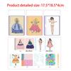 DIY Princess Dress Up Activity Book for Making Clothes Art Fashion Sticker Girls Toys