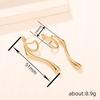 Women's Exaggerated Irregular Line Earrings