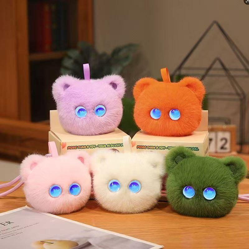 ChatGPT Powered AI Smart Voice Plush Toy 60+ Languages Interactive Stuffed Animal Pocket Bear Companion Educational