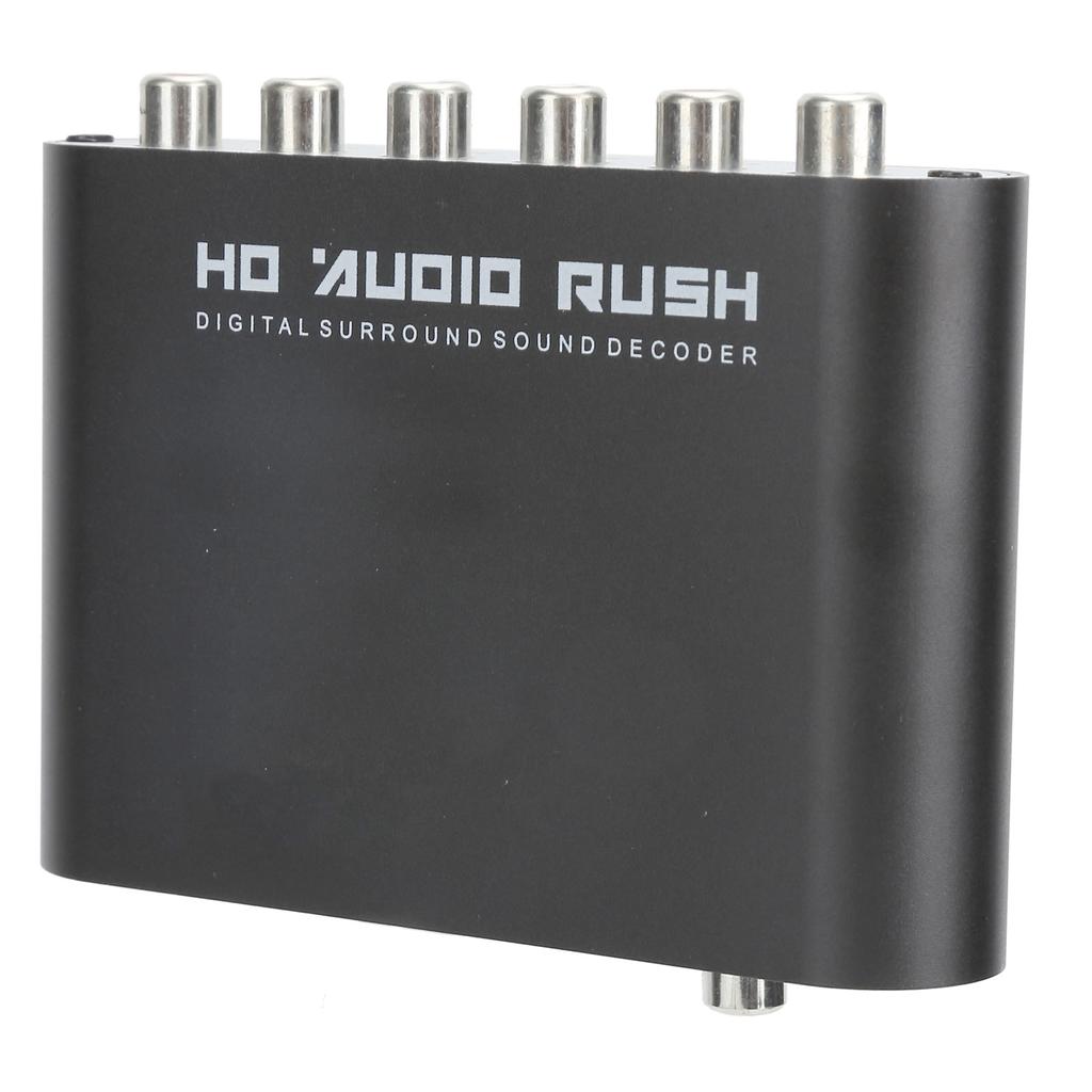 5.1-канальний конвертер DTS Декодер аудіо AC-3 Цифровий оптичний коаксіальний в аналоговий аудіо для дому Концертного залу Кінотеатру